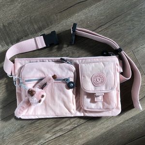 NWOT Kipling Waist Bag / Pack - Blush Pink